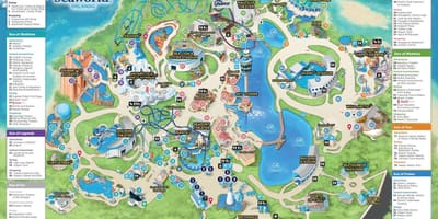지도 Seaworld
